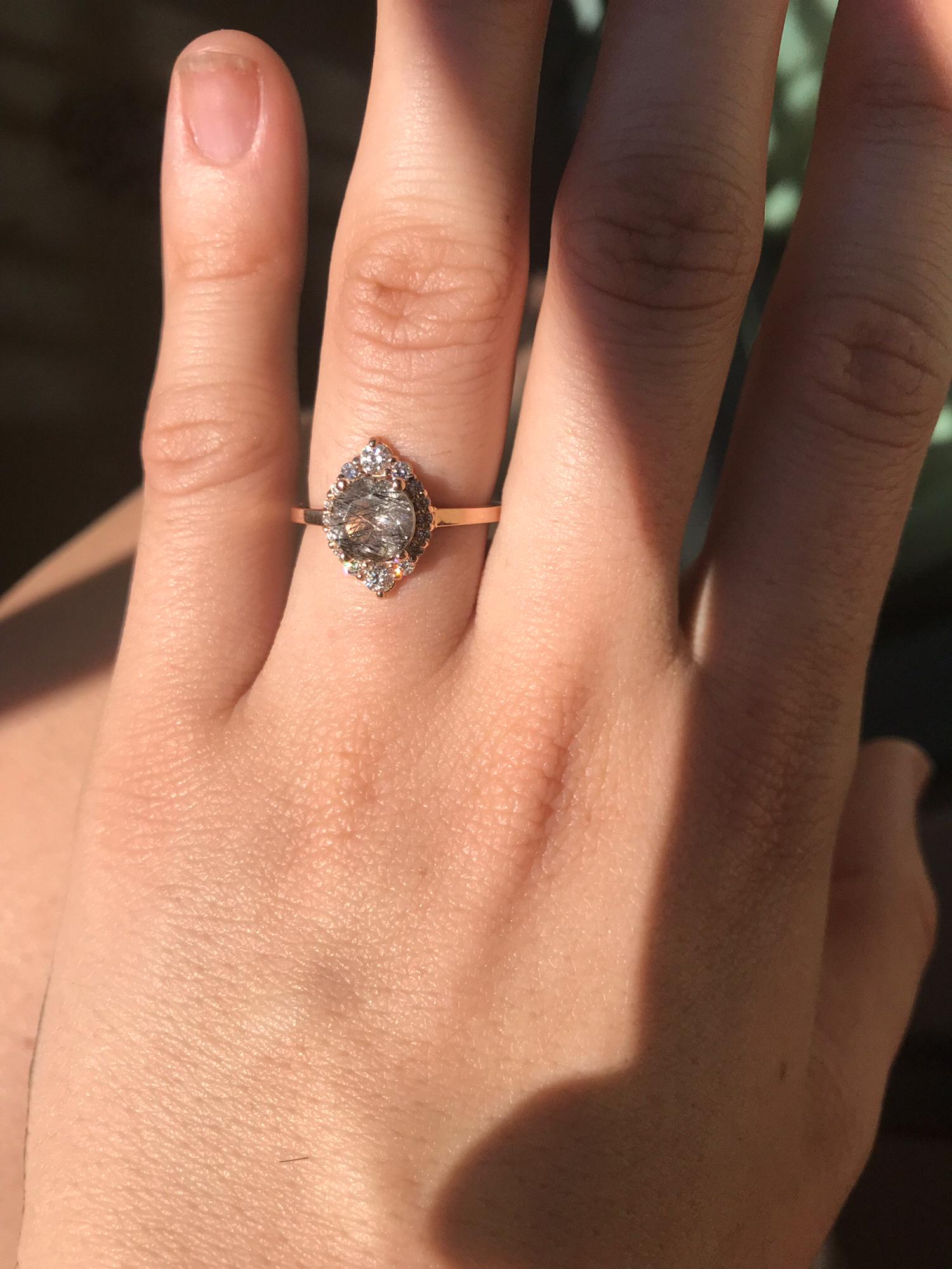 Engagement ring.