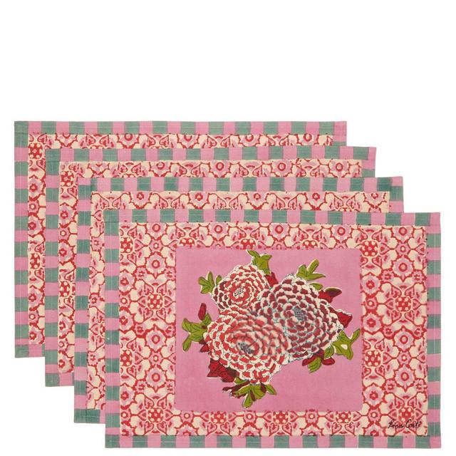 Lisa CortiSet of four Corolla cotton placemats