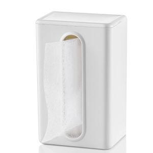 Magnetic Dryer Sheet Holder for Laundry Room, Dryer Sheet Container ,Dryer Sheet Dispenser,Wall Dryer Sheet Box for Laundry Organization and Storage,Plastic Fabric Sheet Holder with Lid,Cream White