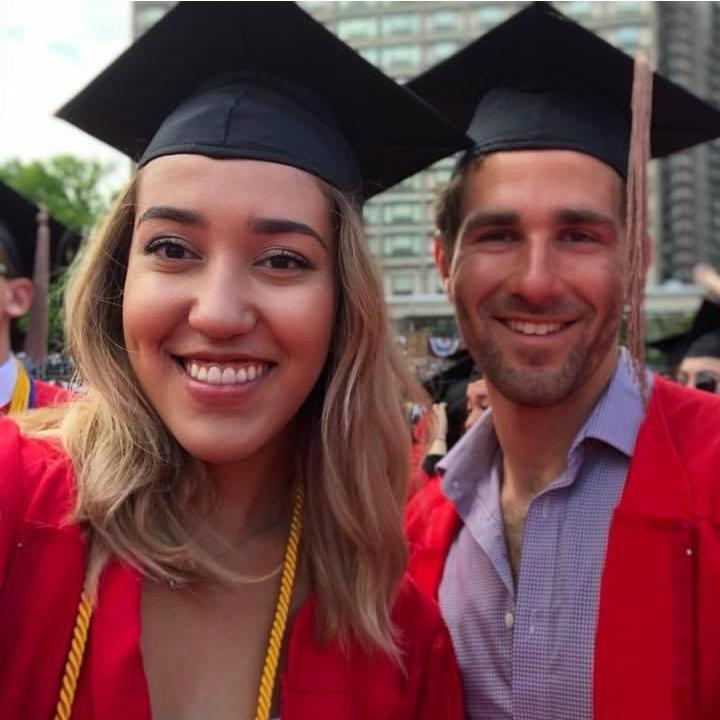 Graduation day! Fun fact: Uros and Isabella were in different schools and were supposed to sit separately, but they snuck into the same section so they could sit together