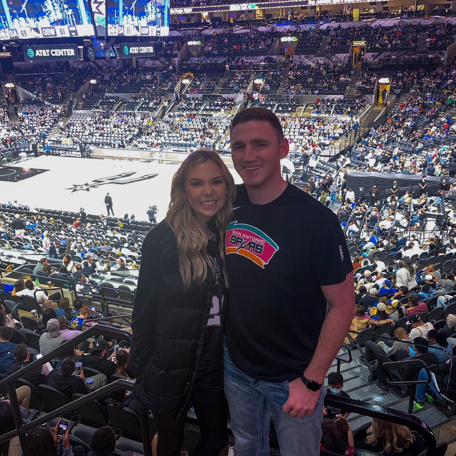 First Spurs game together!!