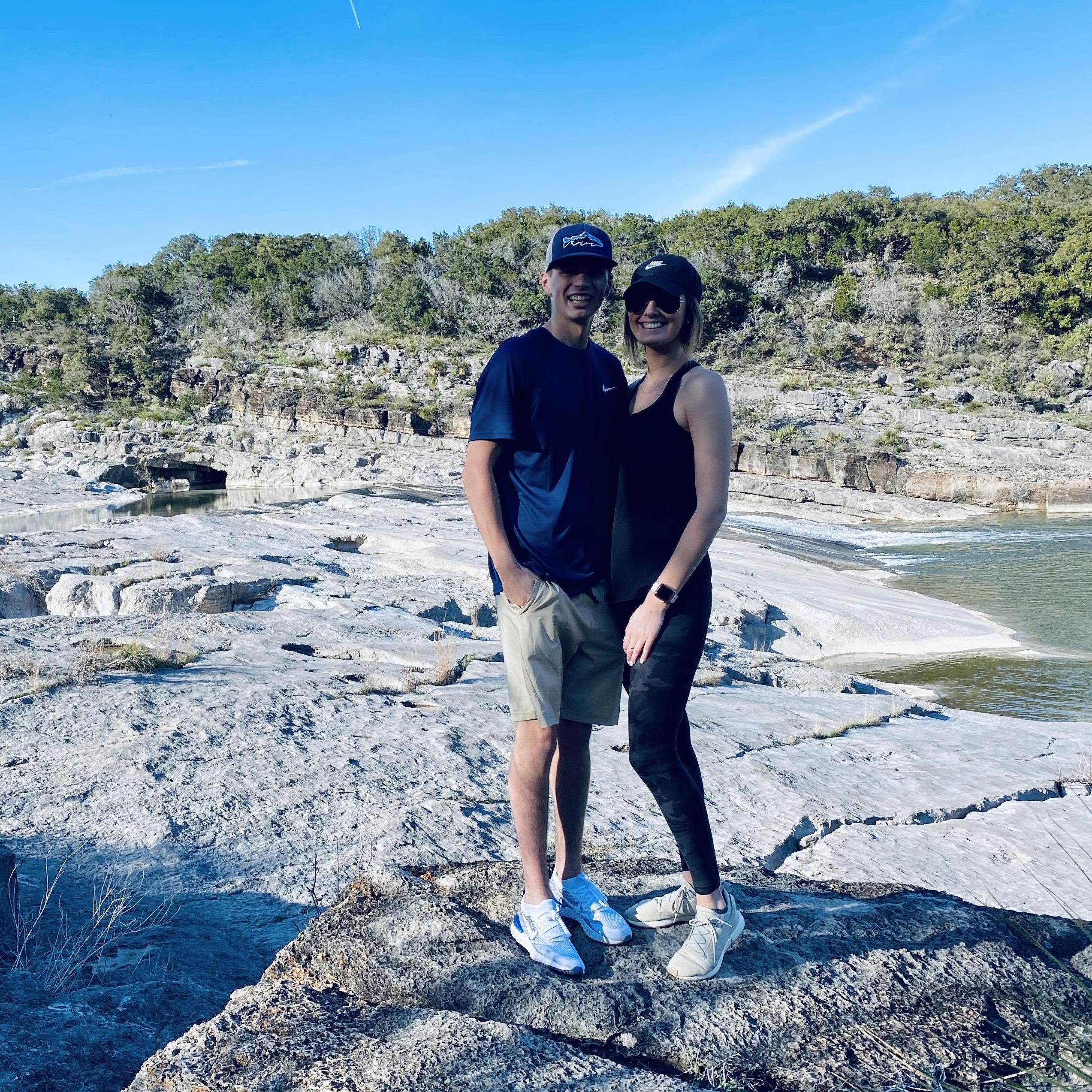 this was taken at a state park that we visited in austin, texas, 2020