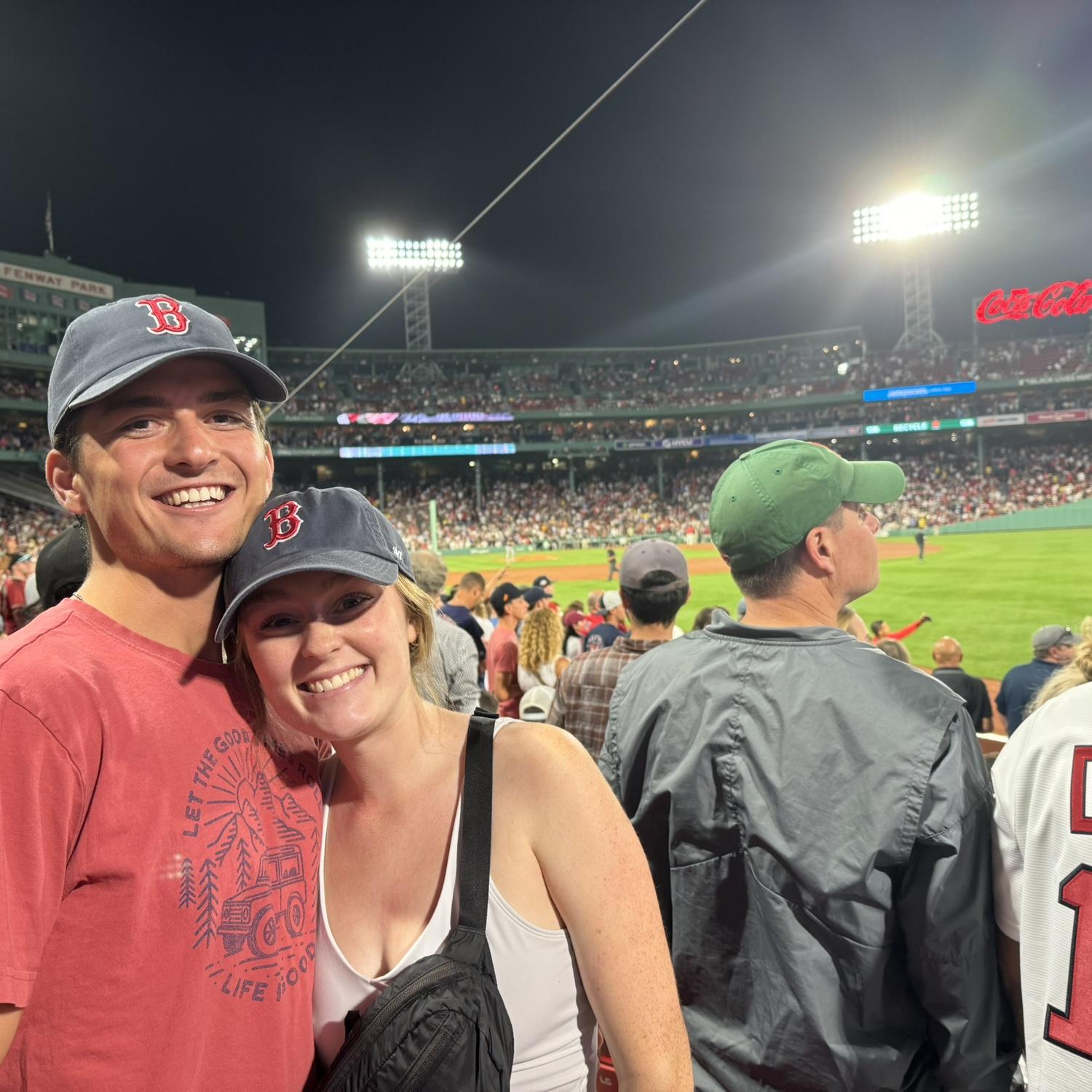 First Sox game at Fenway Pahk!