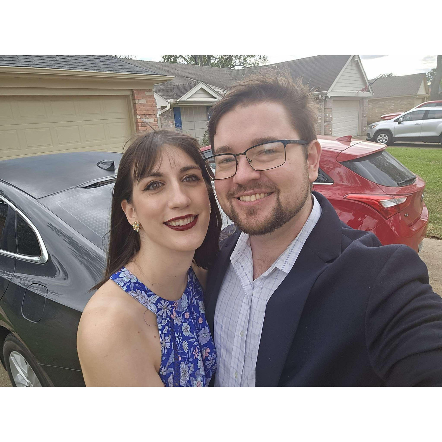 First time dressing up together for Sennah and Josh's lovely wedding.