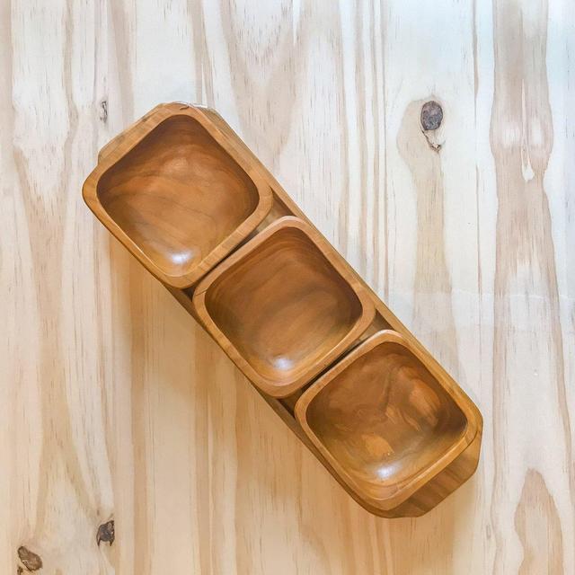 Registry: Becca & Mike - Olive Wood Bowl & Tray Set