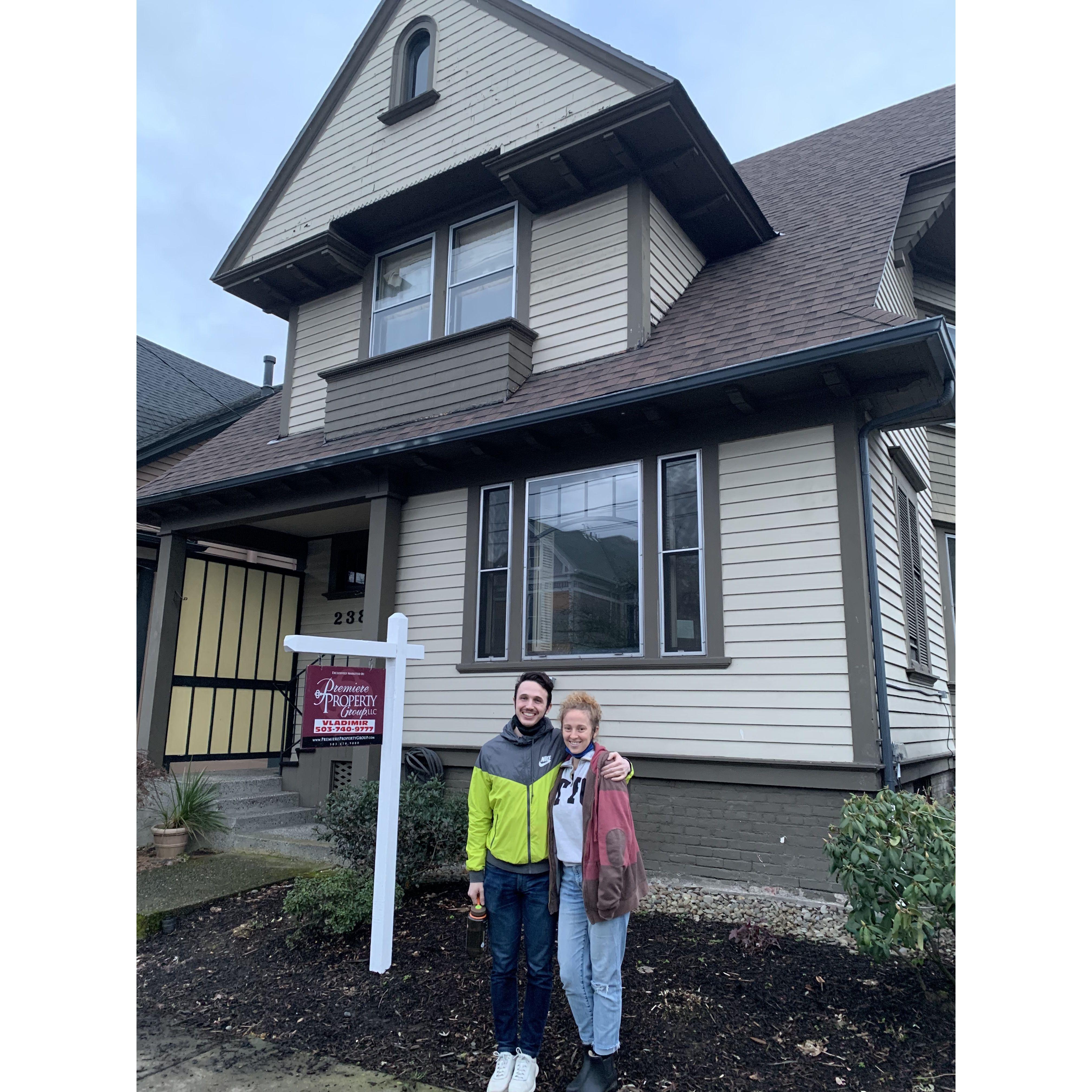 Big Brown—Our first home!!