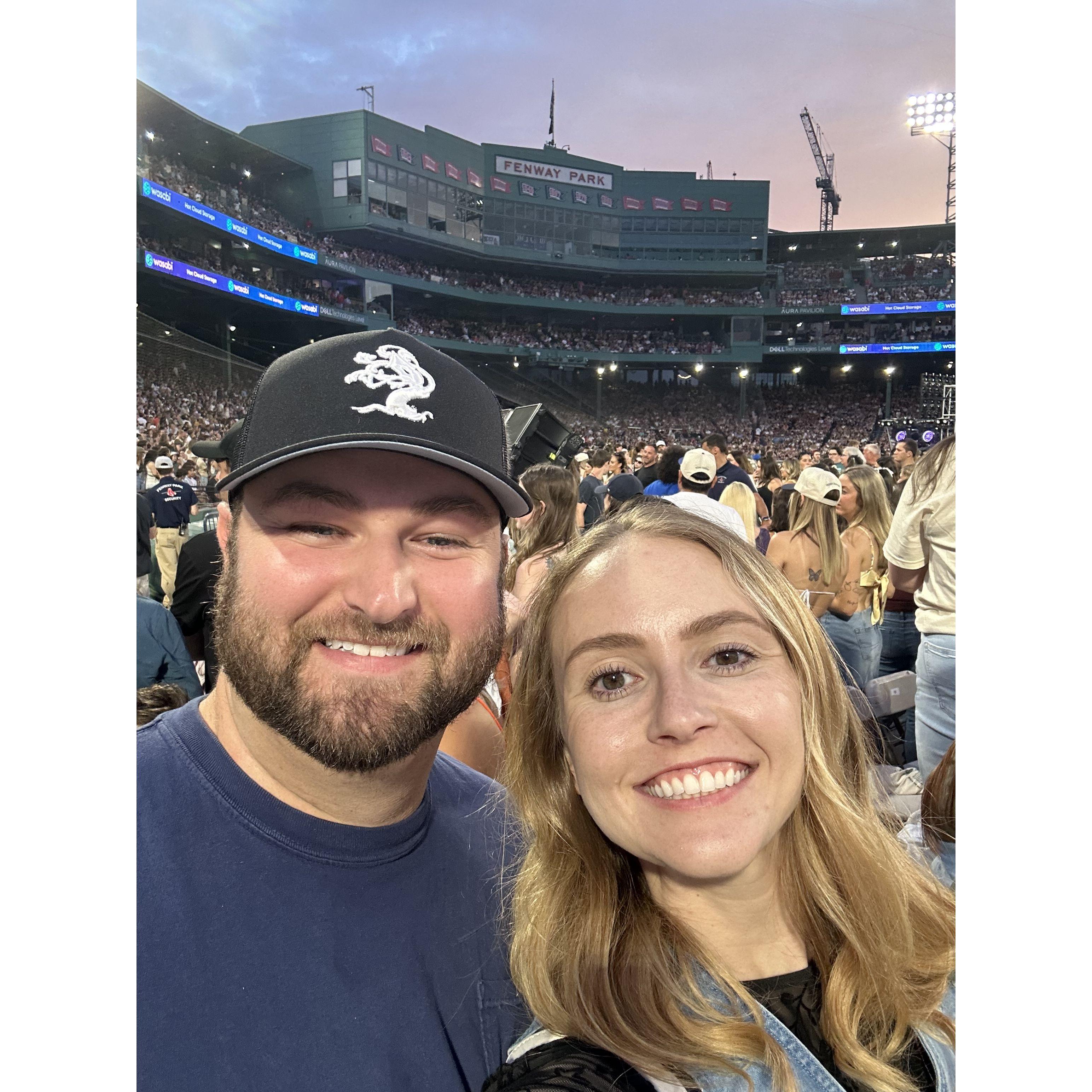 July 2024. Noah Kahan at Fenway Park! One of our favorite memories so far.