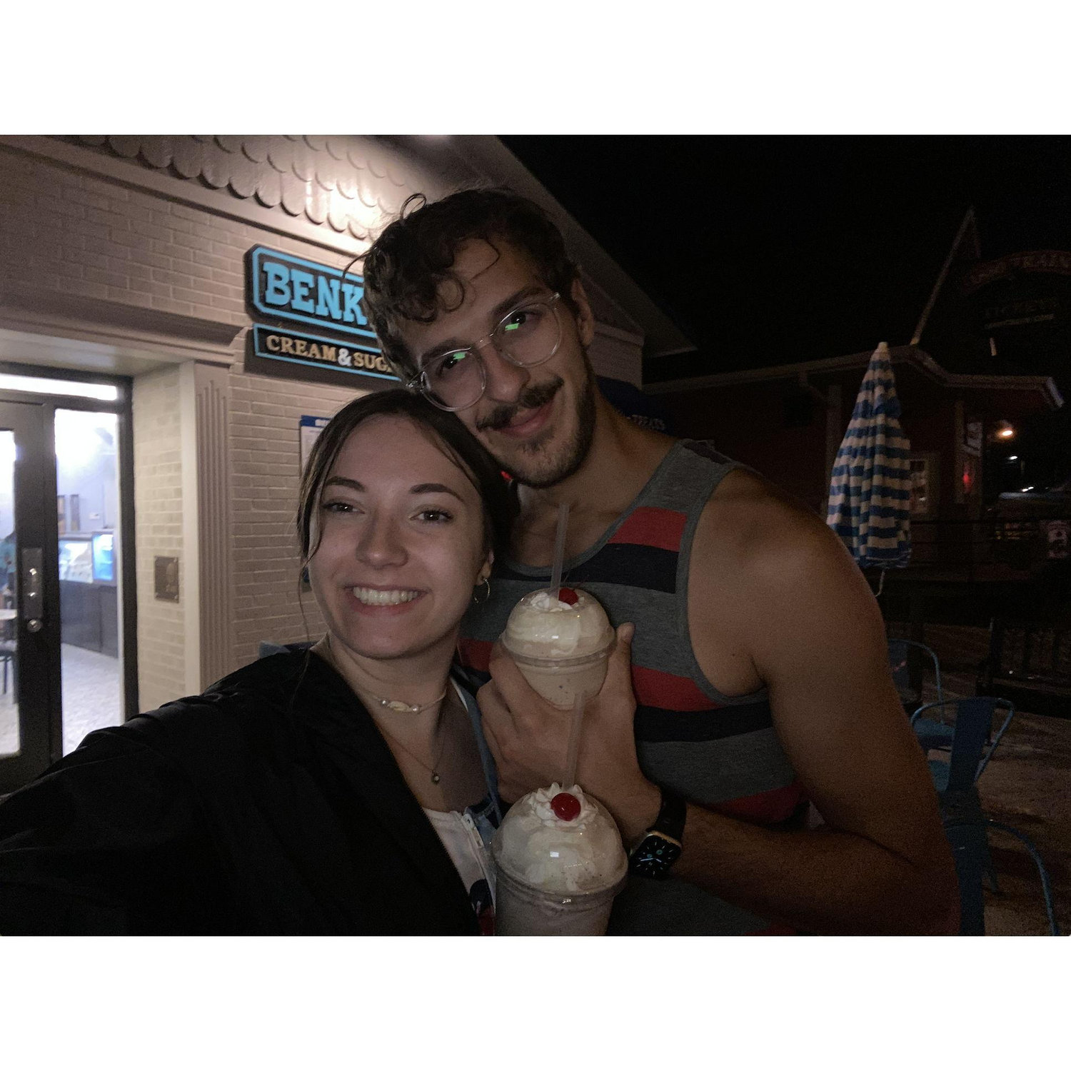 Summer 2022 getting ice cream in Keystone, SD.