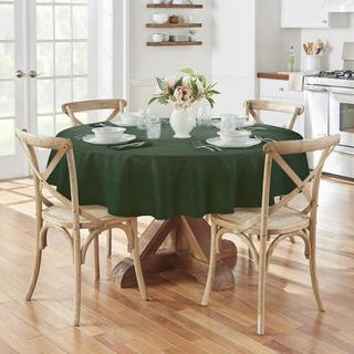 Elegance Plaid Round Tablecloth