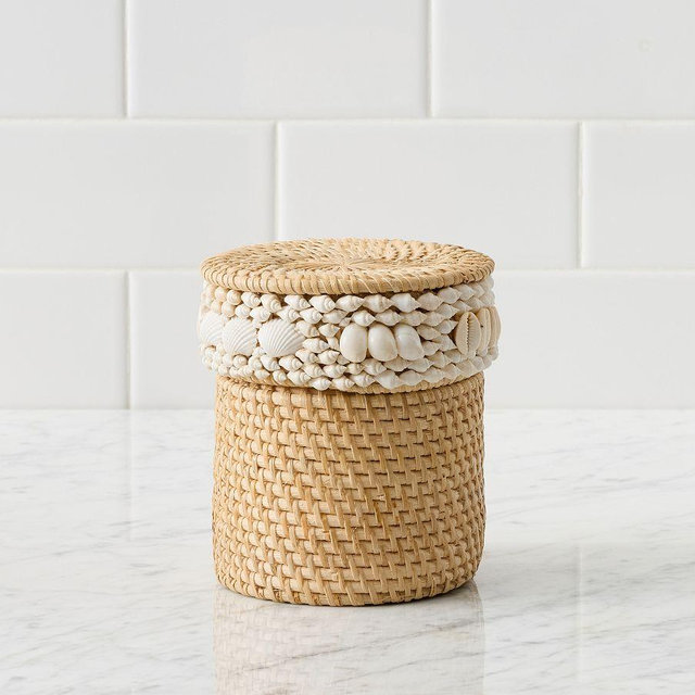 Tava Shell Canister, Natural