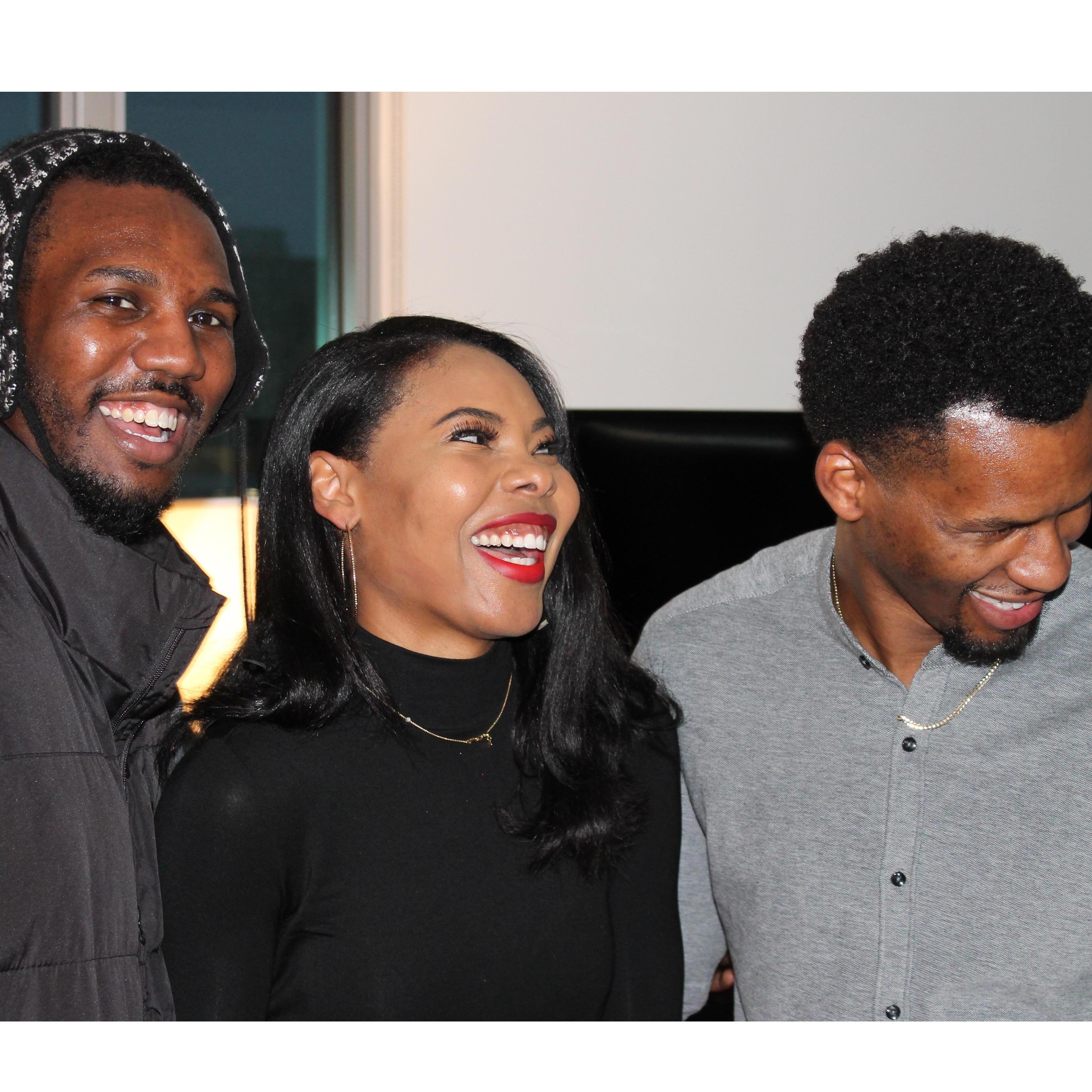 It's impossible to be around these two without laughing