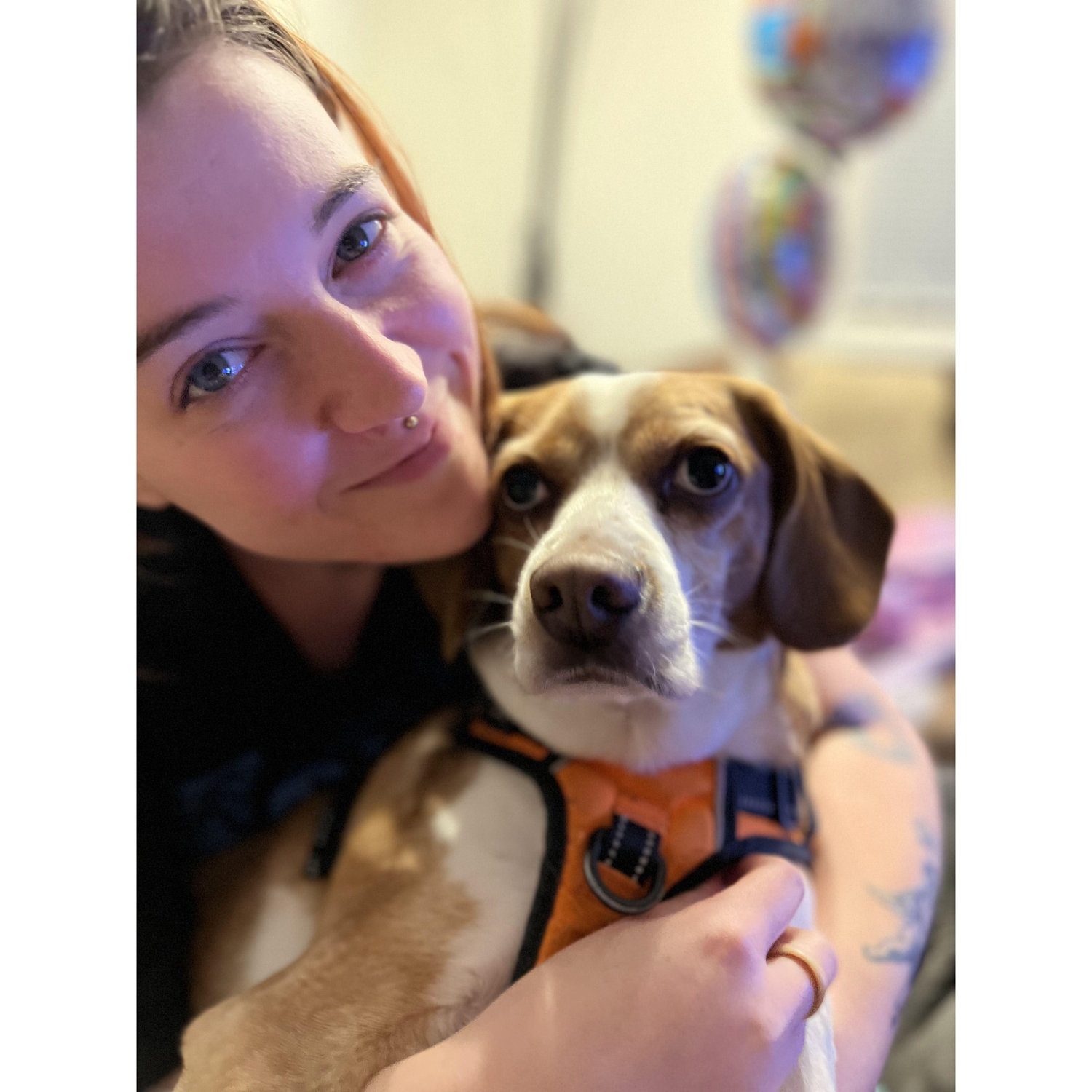 Gabby and her baby boy Diego