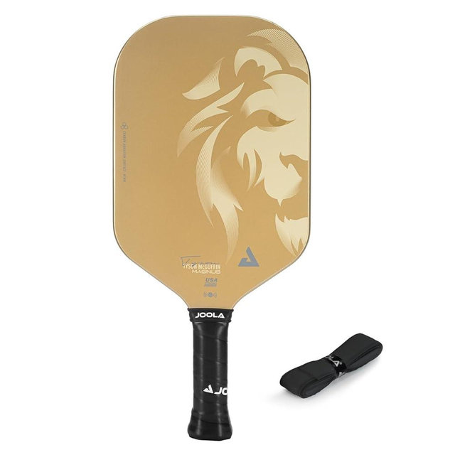 JOOLA Ben Johns Hyperion Pickleball Paddle - Select Raw Carbon Surface or Carbon Abrasion Surface for Increased Power and Spin - Elongated Grip Handle - Carbon Fiber Pickleball Paddle - USAP Approved