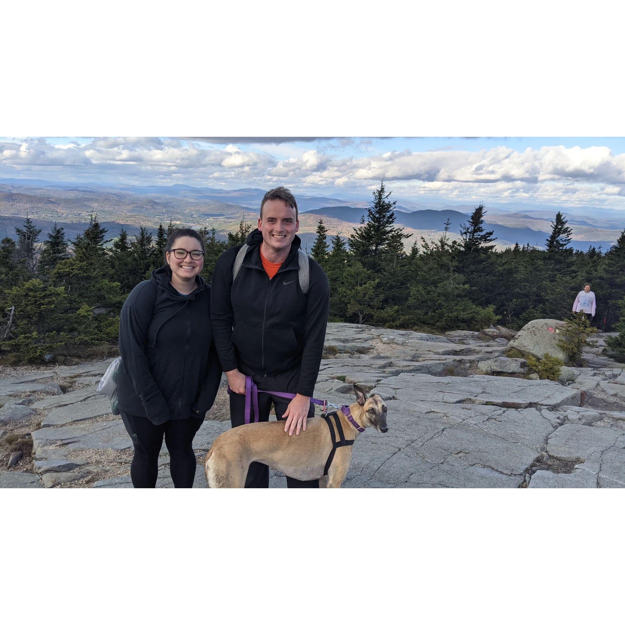 October 17, 2021
We took her outside with us sometimes. She likes climbing hills.