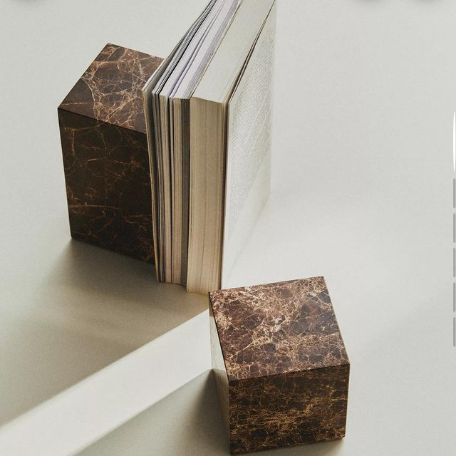 MARBLE BOOKEND