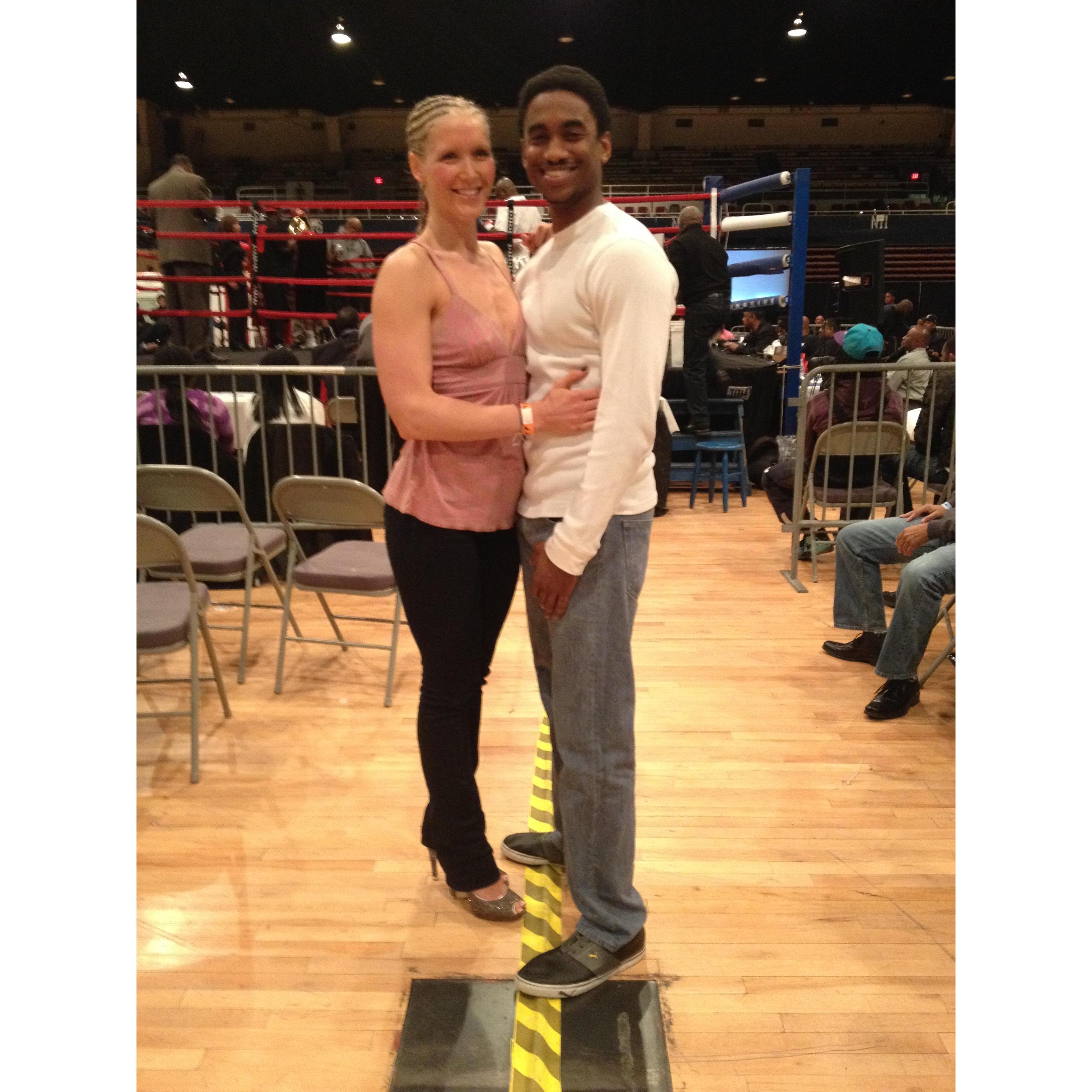 We rolled with the Punches at Patty's Boxing match.