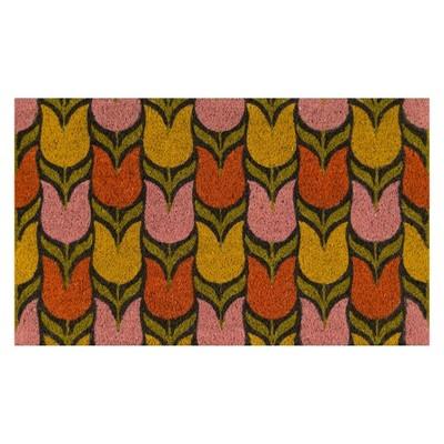 1'6"x2'6" Floral Woven Door Mat - Novogratz By Momeni