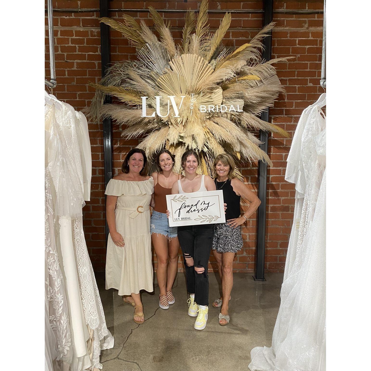 I said yes to the dress!