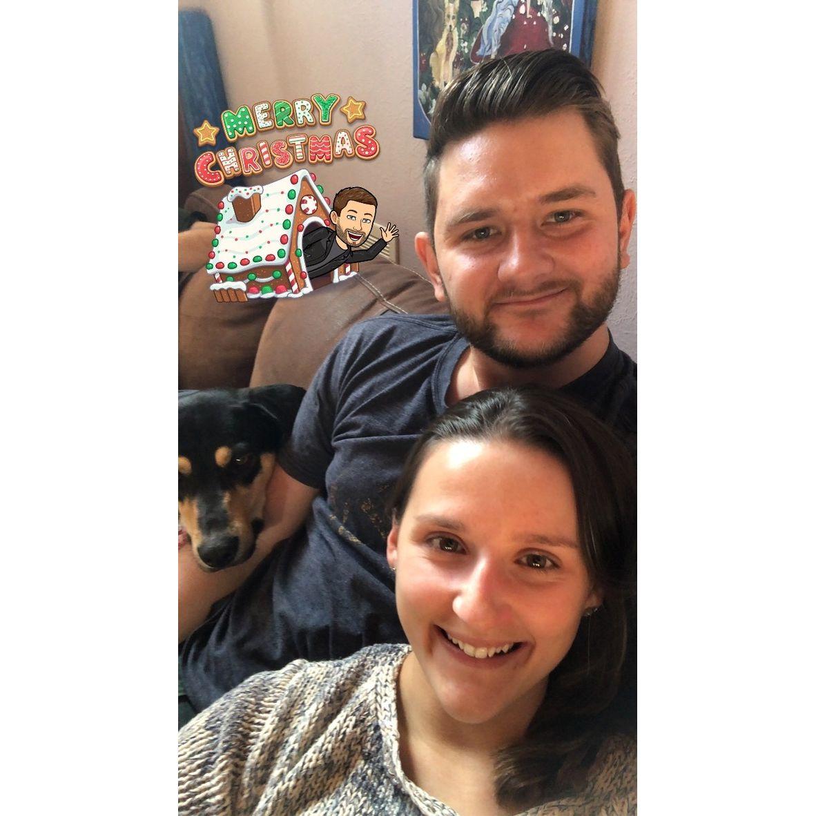 December 25th, 2021: Alex, Oakley and Tim celebrate Christmas together.