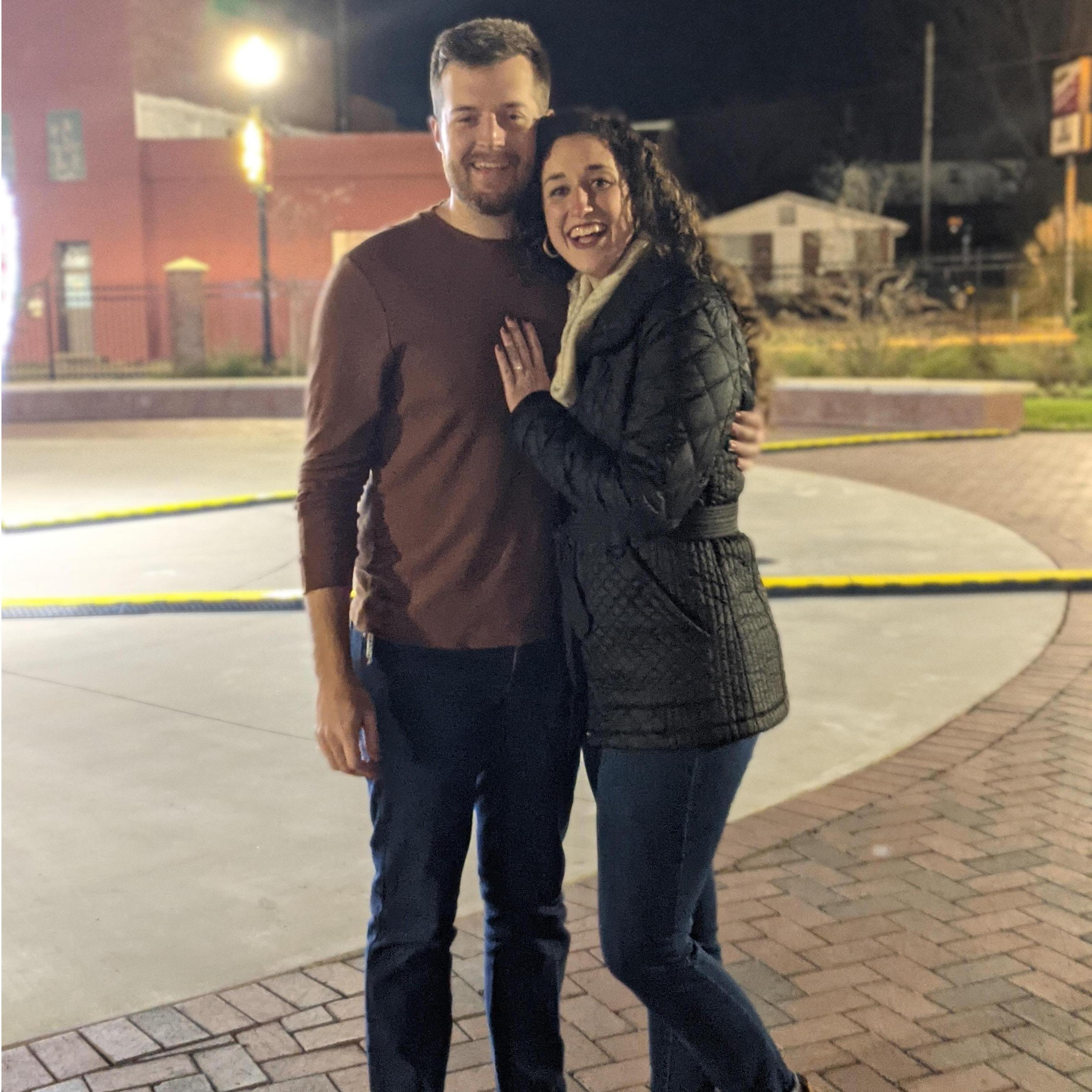 This photo was taken by our sweet friend, Olivia (one of the Maids of Honor!). She was hiding in the background of the ornament sneaking pictures. (12/2020)