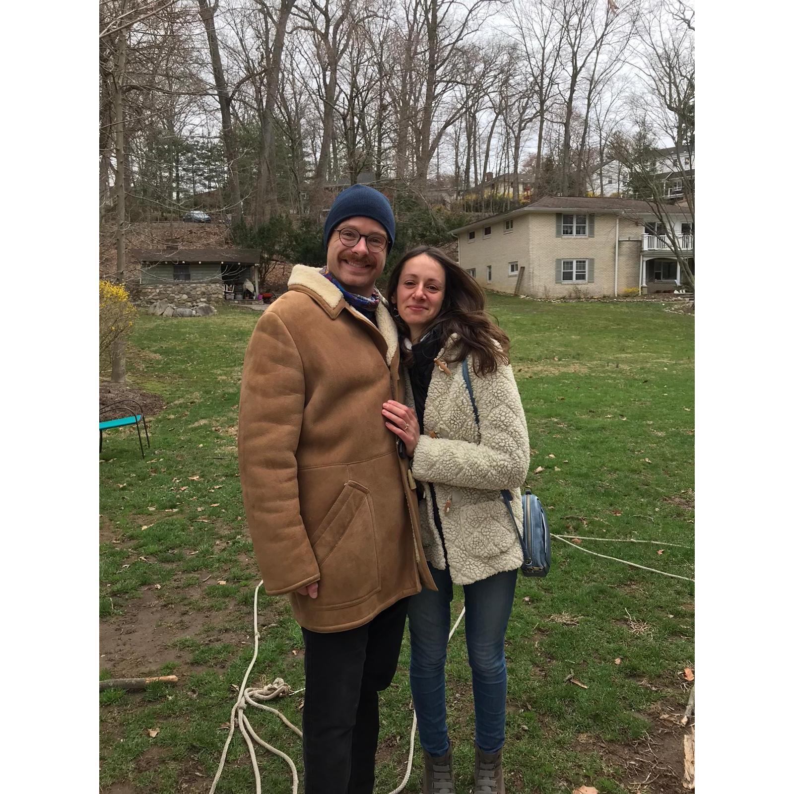 Our big day in NYC in 1975.