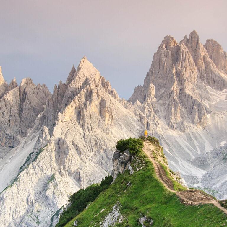 Guided hike in the Dolomites
