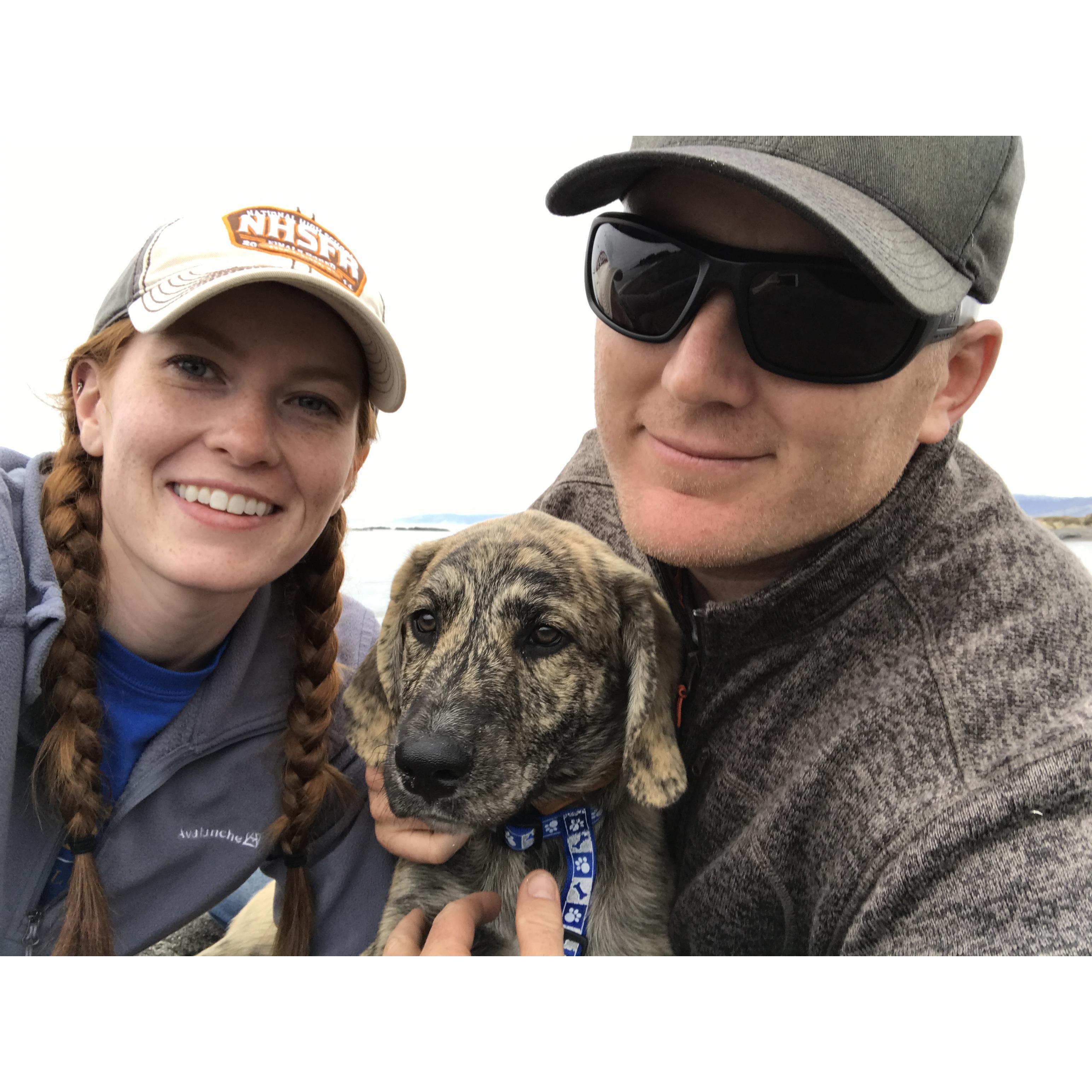 Our first dog, Jax.