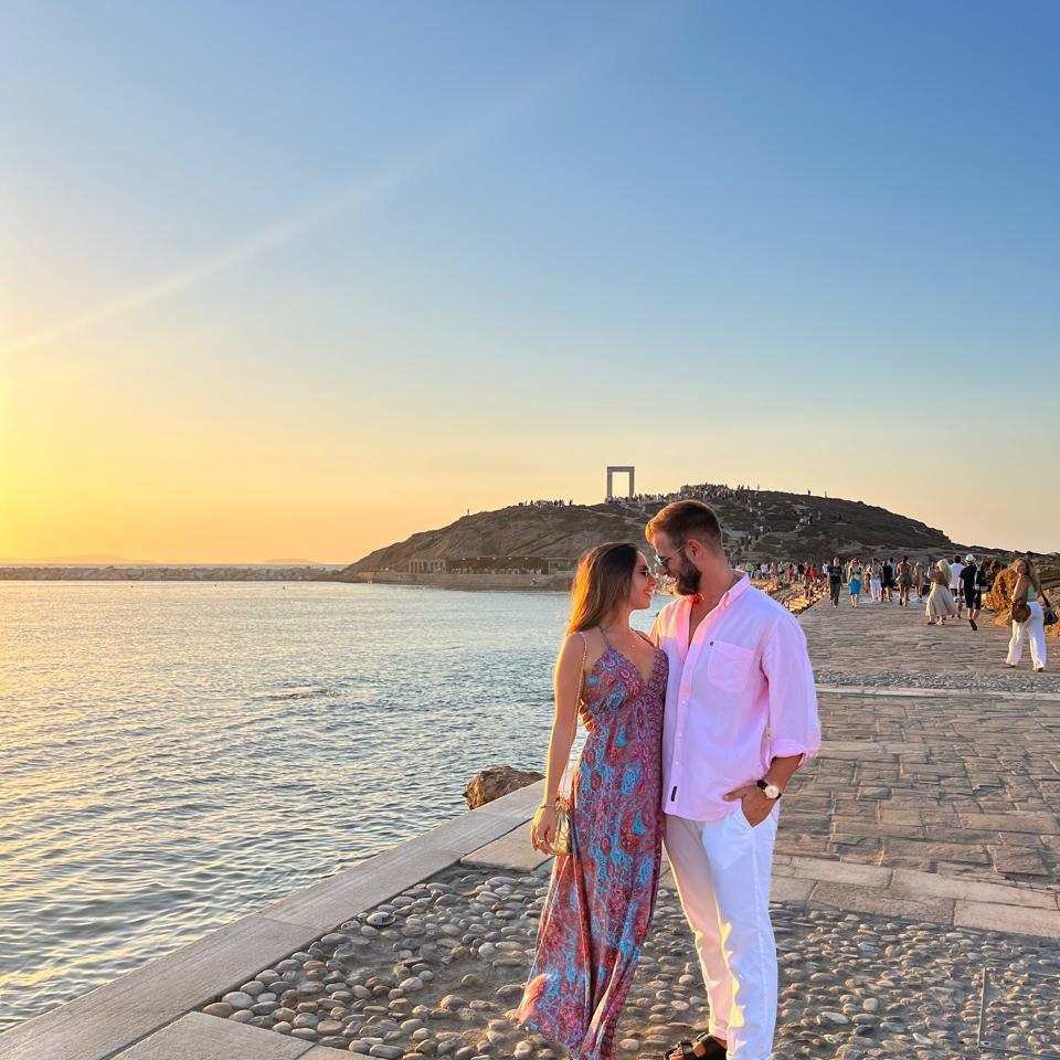 Naxos Island — one of our favorites, and where Katy’s family comes from 🤍