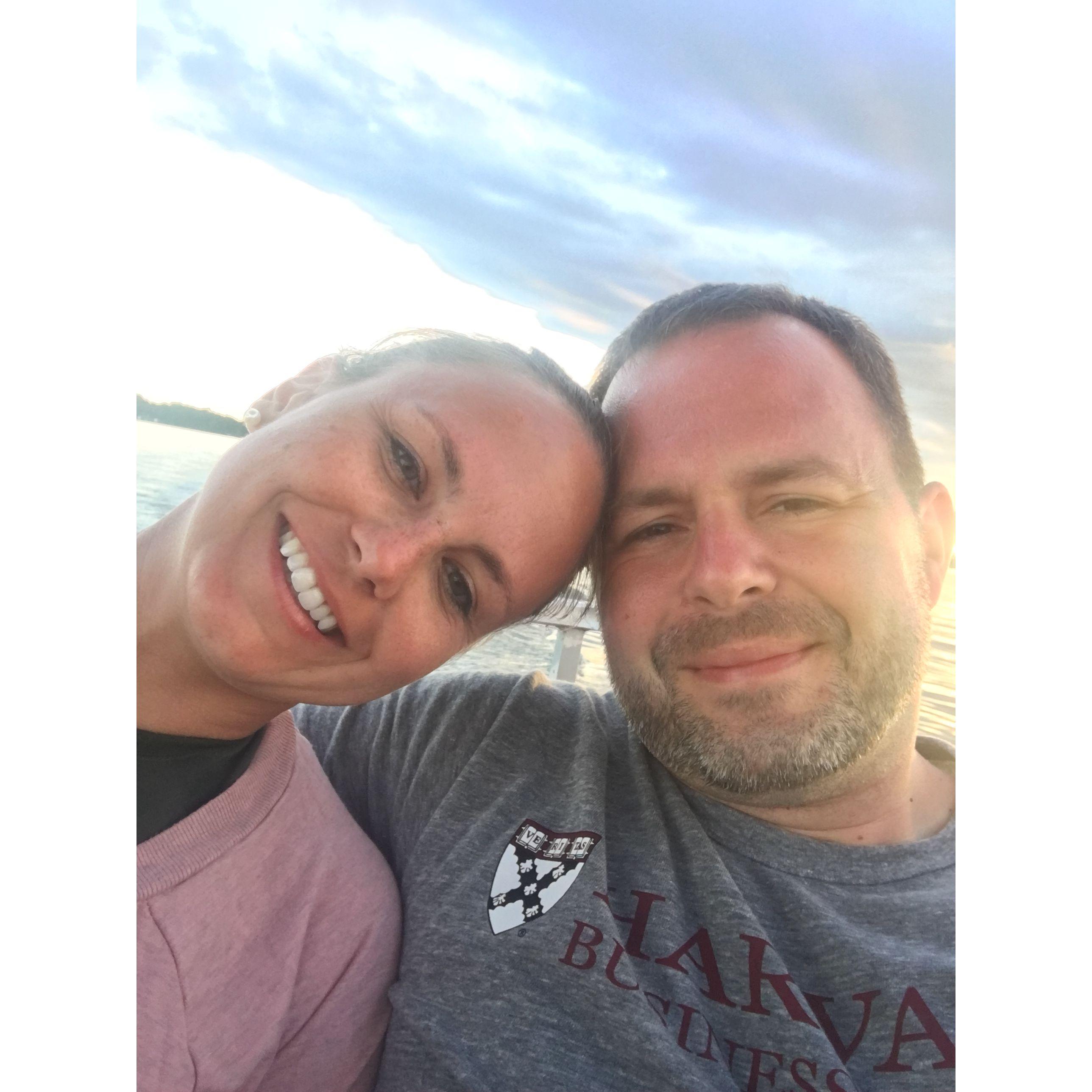 Boatride sunsets are best shared together