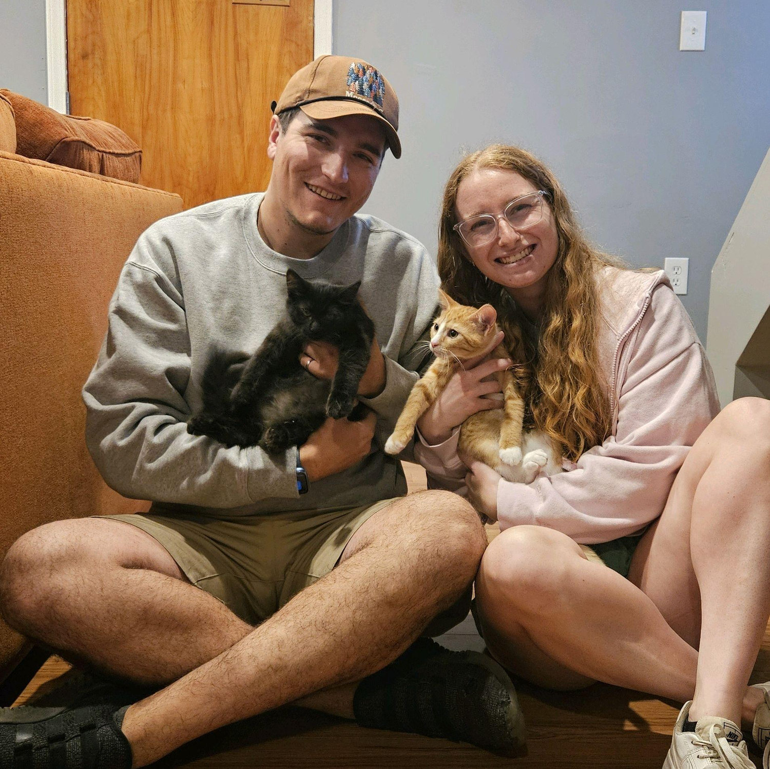 Adopted Cheddar and Luffy 2024
