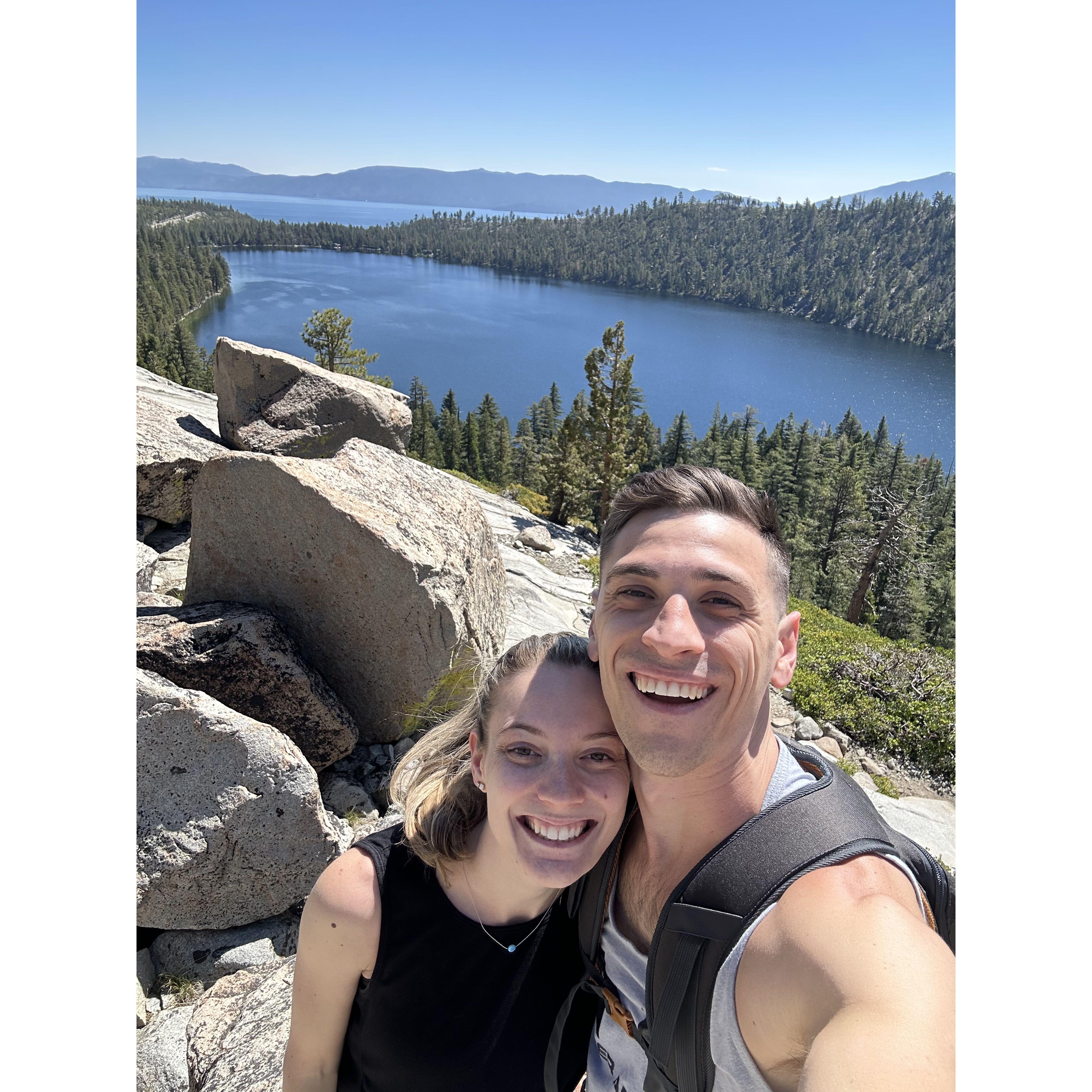 Hiking in Lake Tahoe
