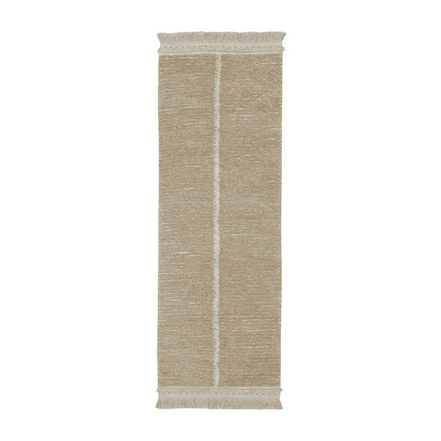 Lorena Canals Duetto Reversible Washable Cotton Rug, 2'7"x7'6", Sage