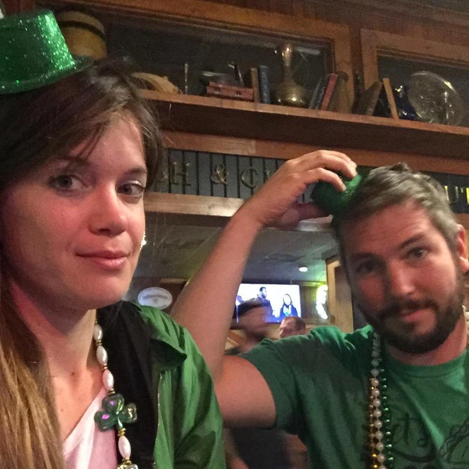 St. Patrick's Day at the local Irish pub