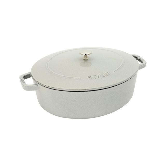 Staub Cast Iron 6.25qt Wide Oval Dutch Oven