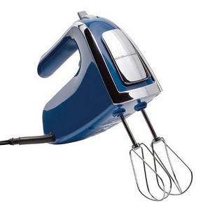 Hamilton Beach 6 Speed Open Handle Hand Mixer With Case - Royal Blue 62622