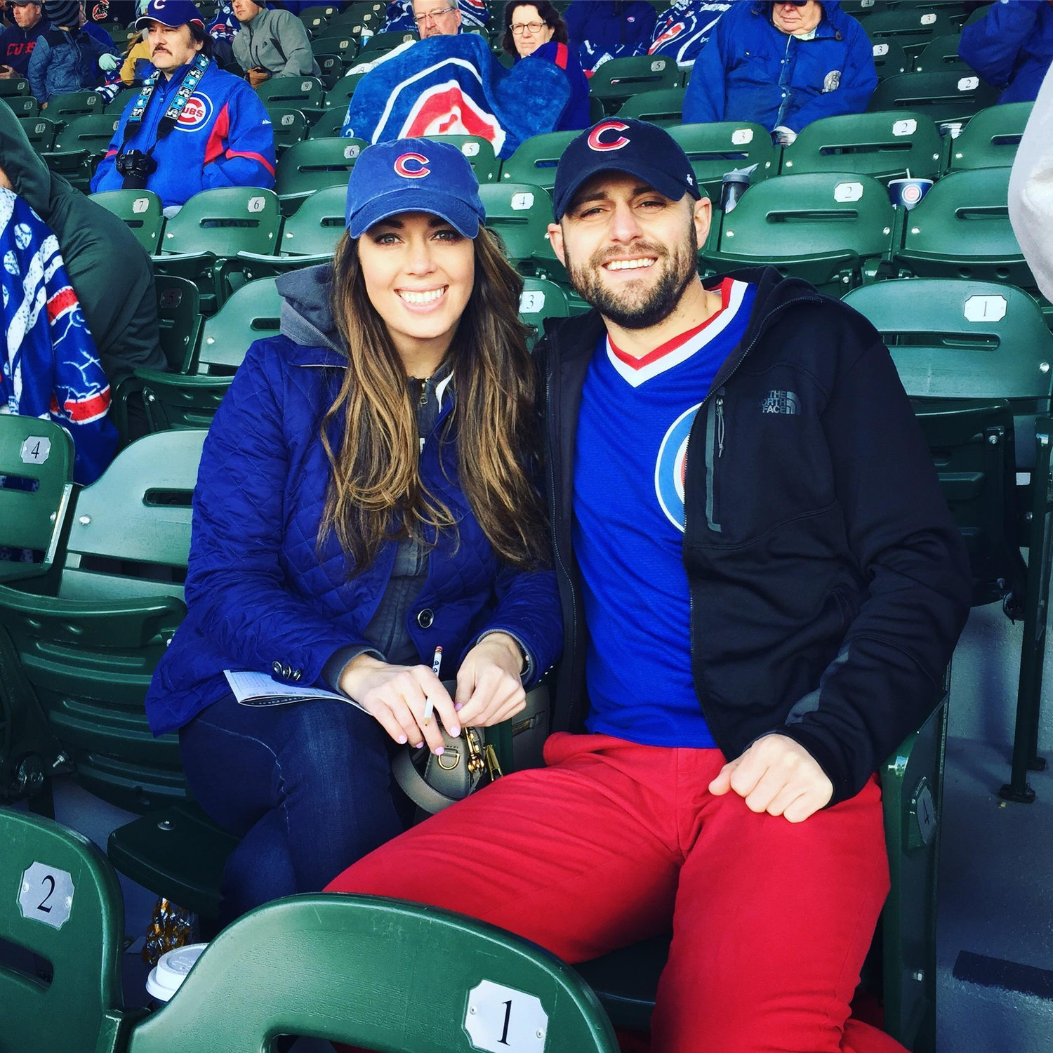 Our first Cubs game together - April 2018