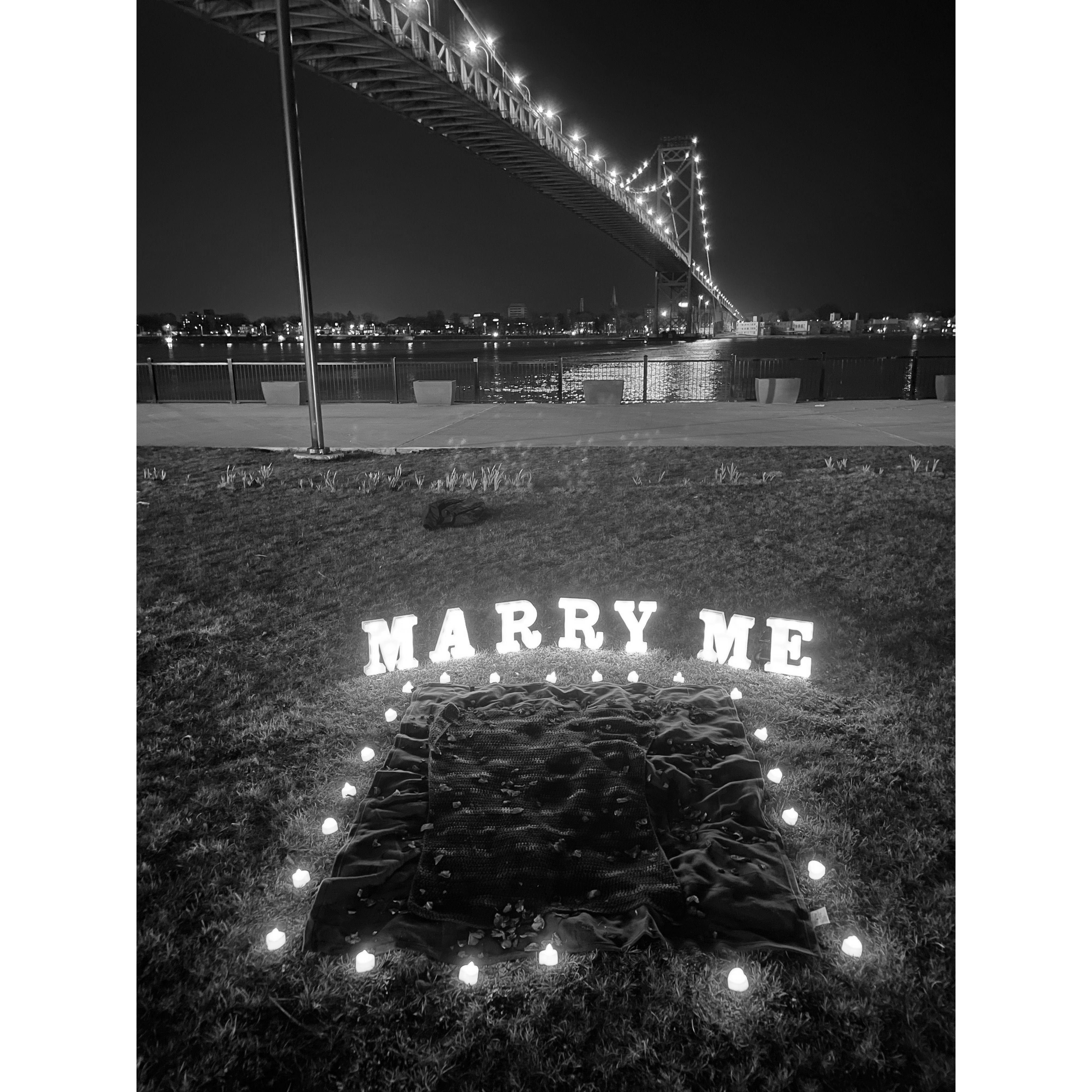 The day Dr. Perry said YES!