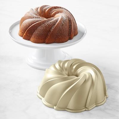 Nordic Ware Cast Aluminum Swirl Bundt Pan, 10-Cup