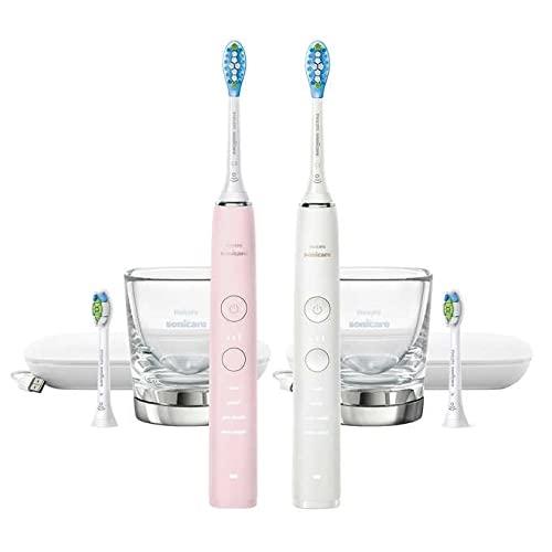 Philips Sonicare DiamondClean Connected Rechargeable Toothbrush 2-Pack Pink/White