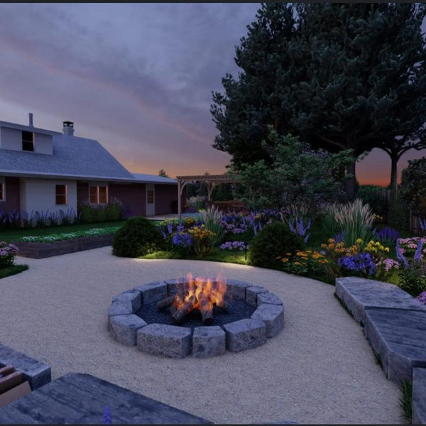 Backyard oasis