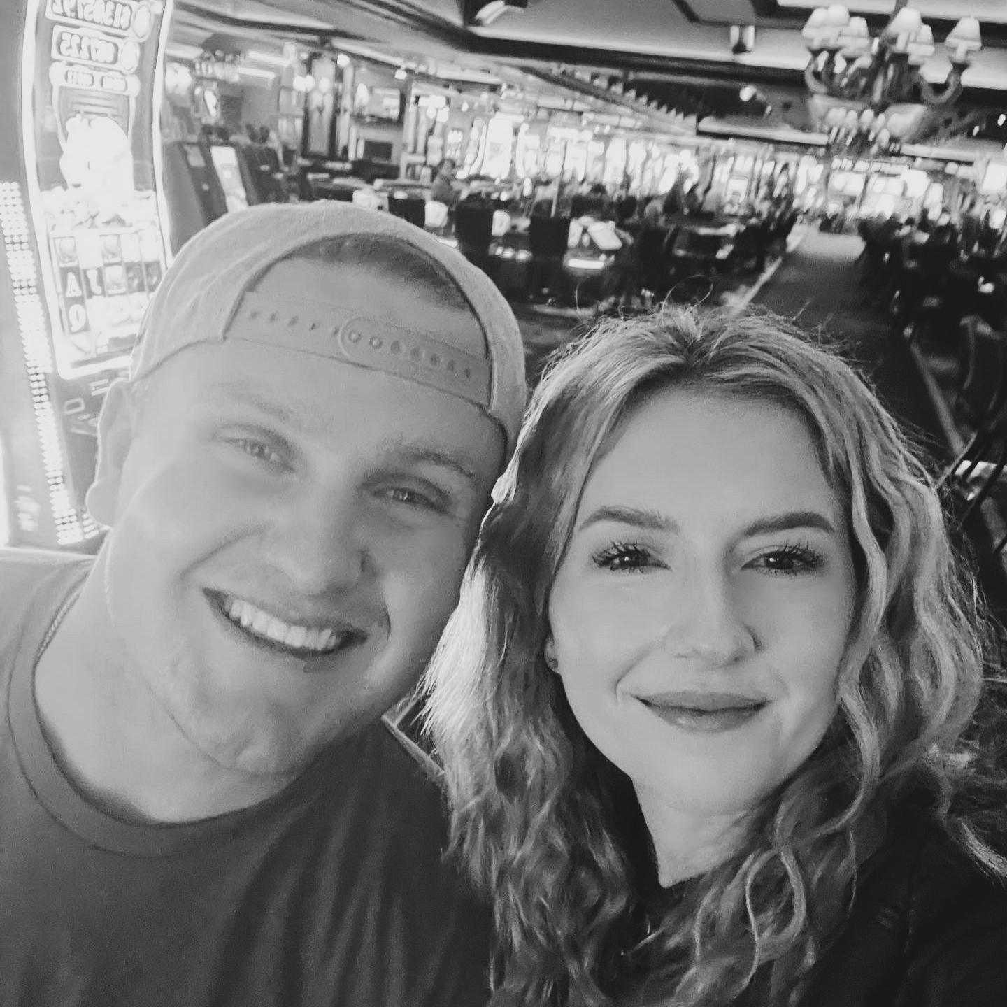 Our first trip to South Lake Tahoe together enjoying the casinos.