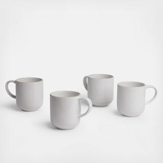 Stoneware Mug, Set of 4