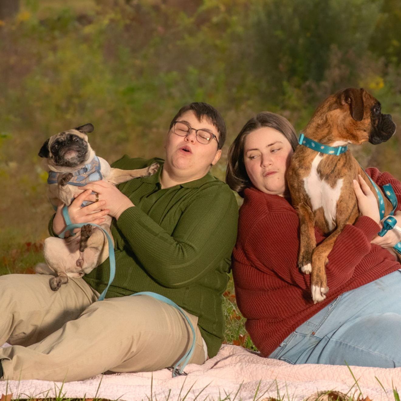 Silly engagement photo.