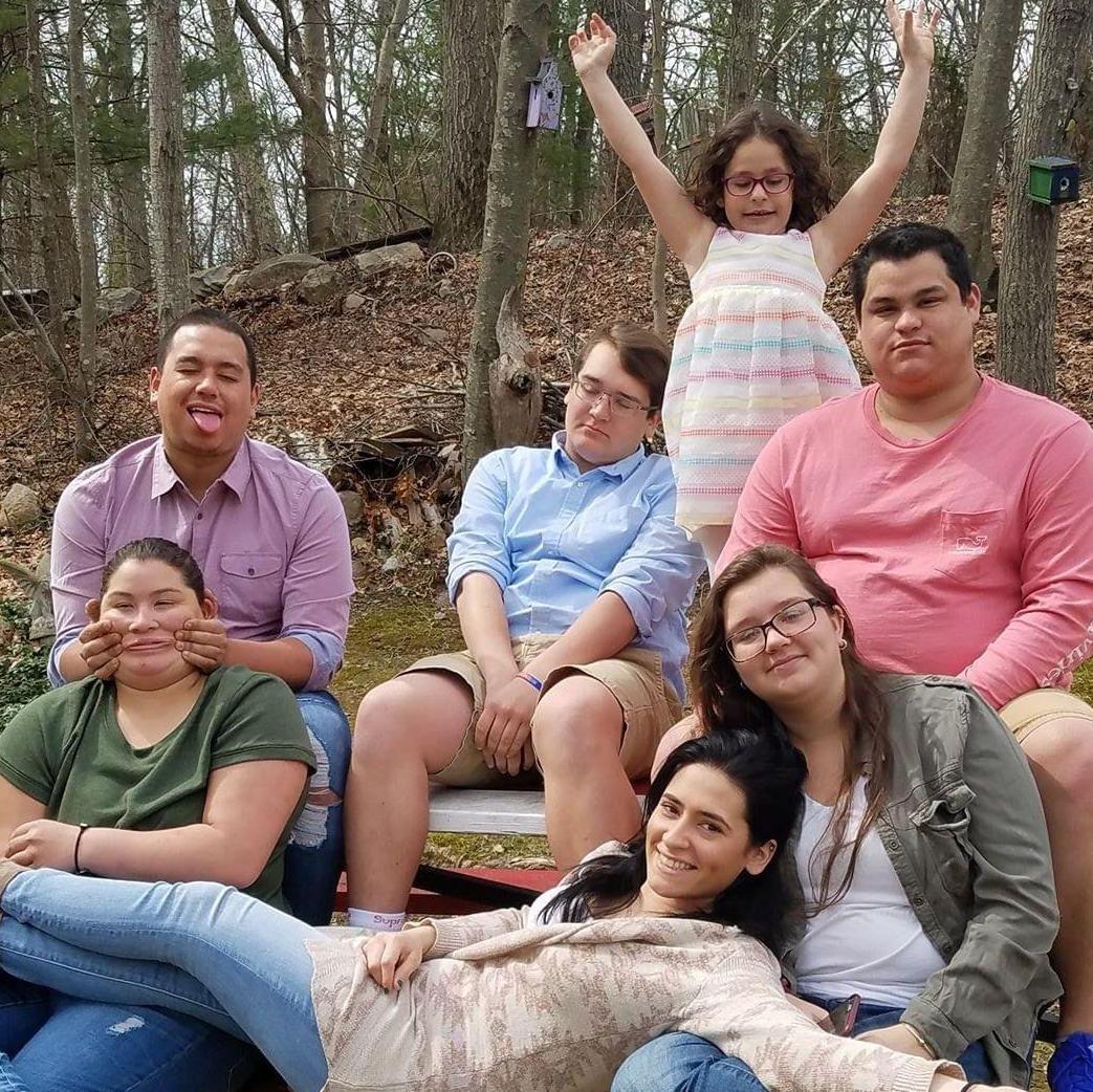 Kayla & family celebrating Easter