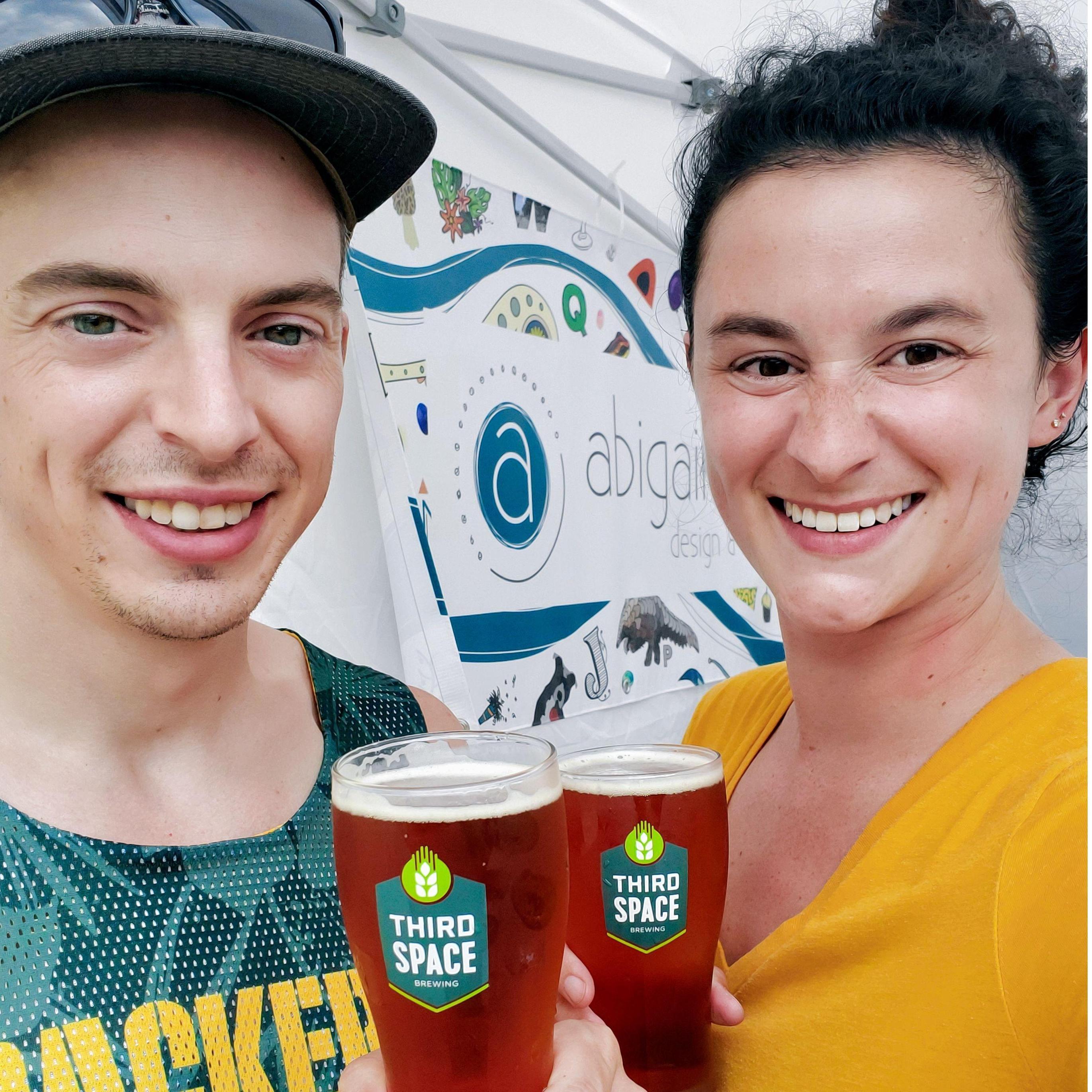 Jesse steadily became Abbie's makers market pack mule and only (unofficial) employee (paid mostly in beer)