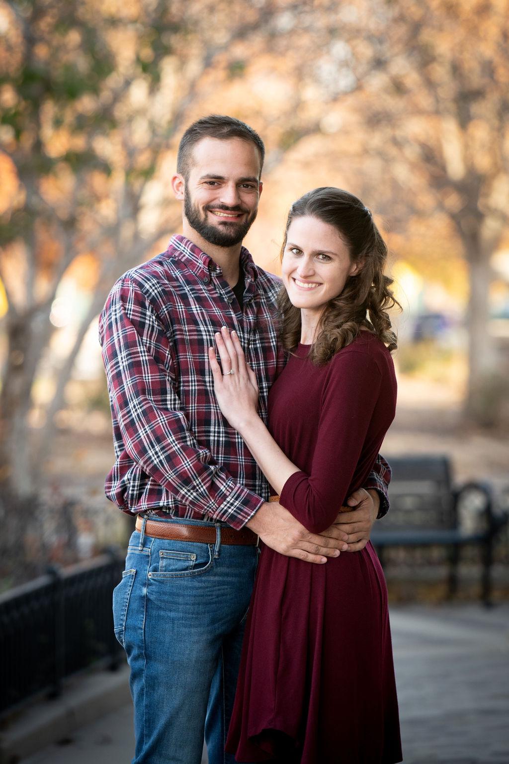 Engagement photos at the Lake Saint Louis Meadows (where we had our first date) done by Gigi Wagner Photography - November 20, 2021