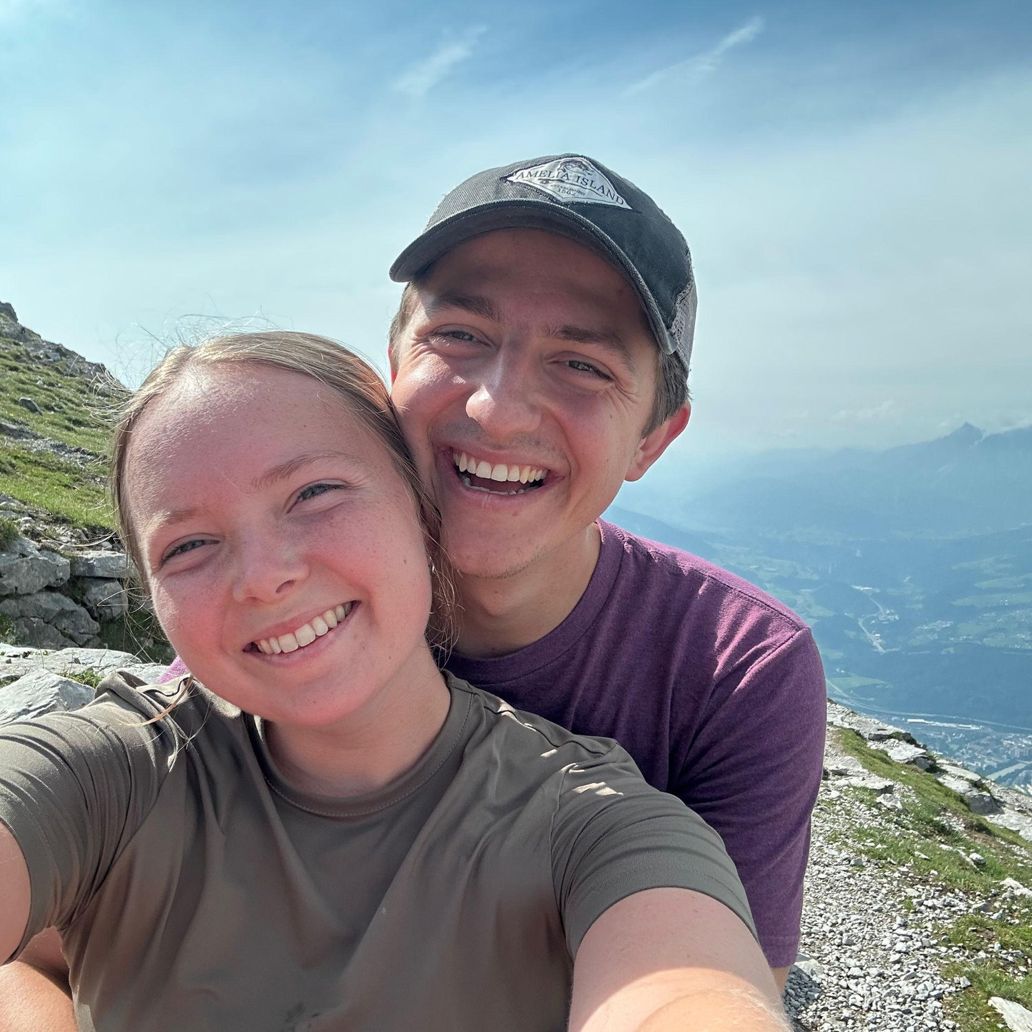 Top of 16 mile hike in Innsbruck, Austria