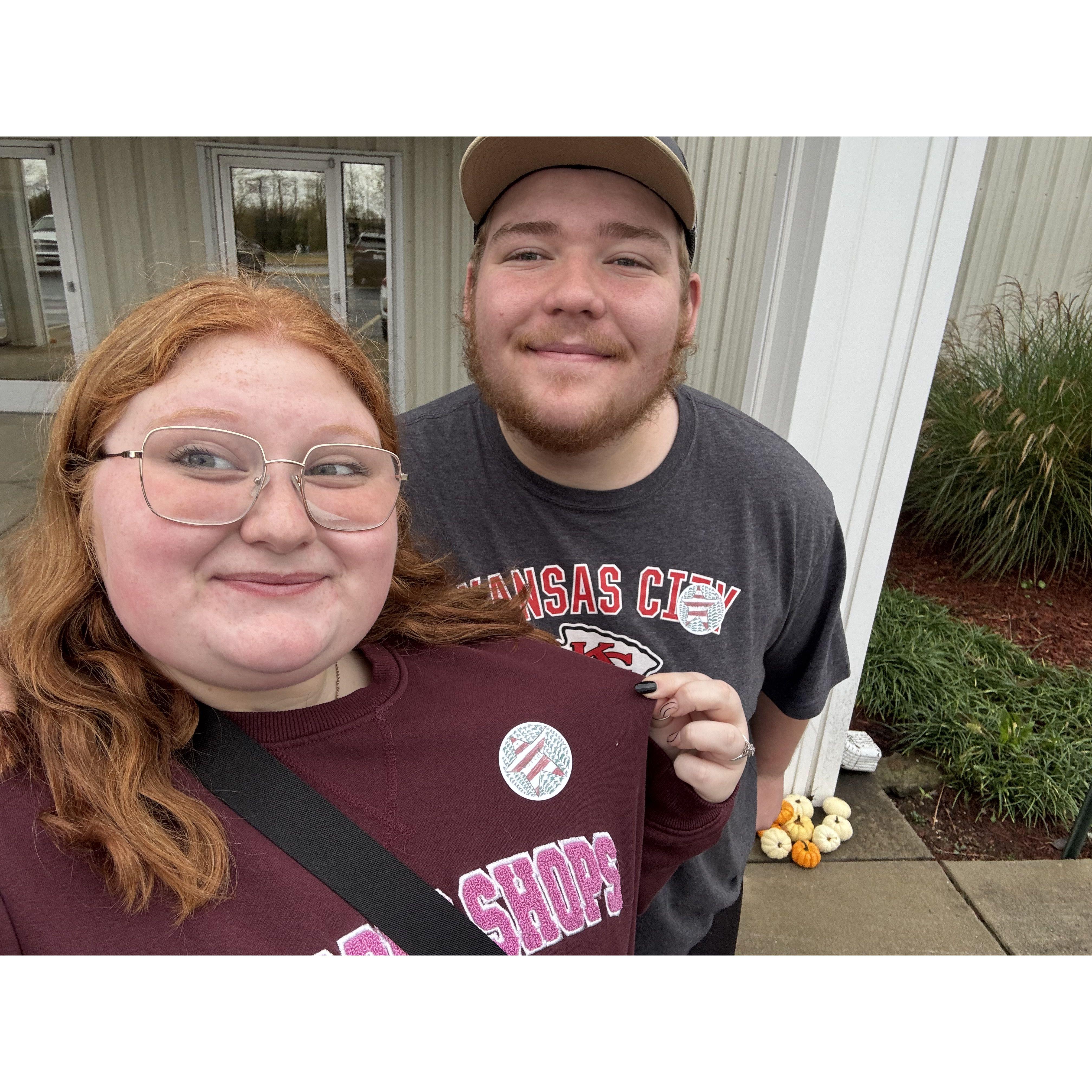 Our first time Voting