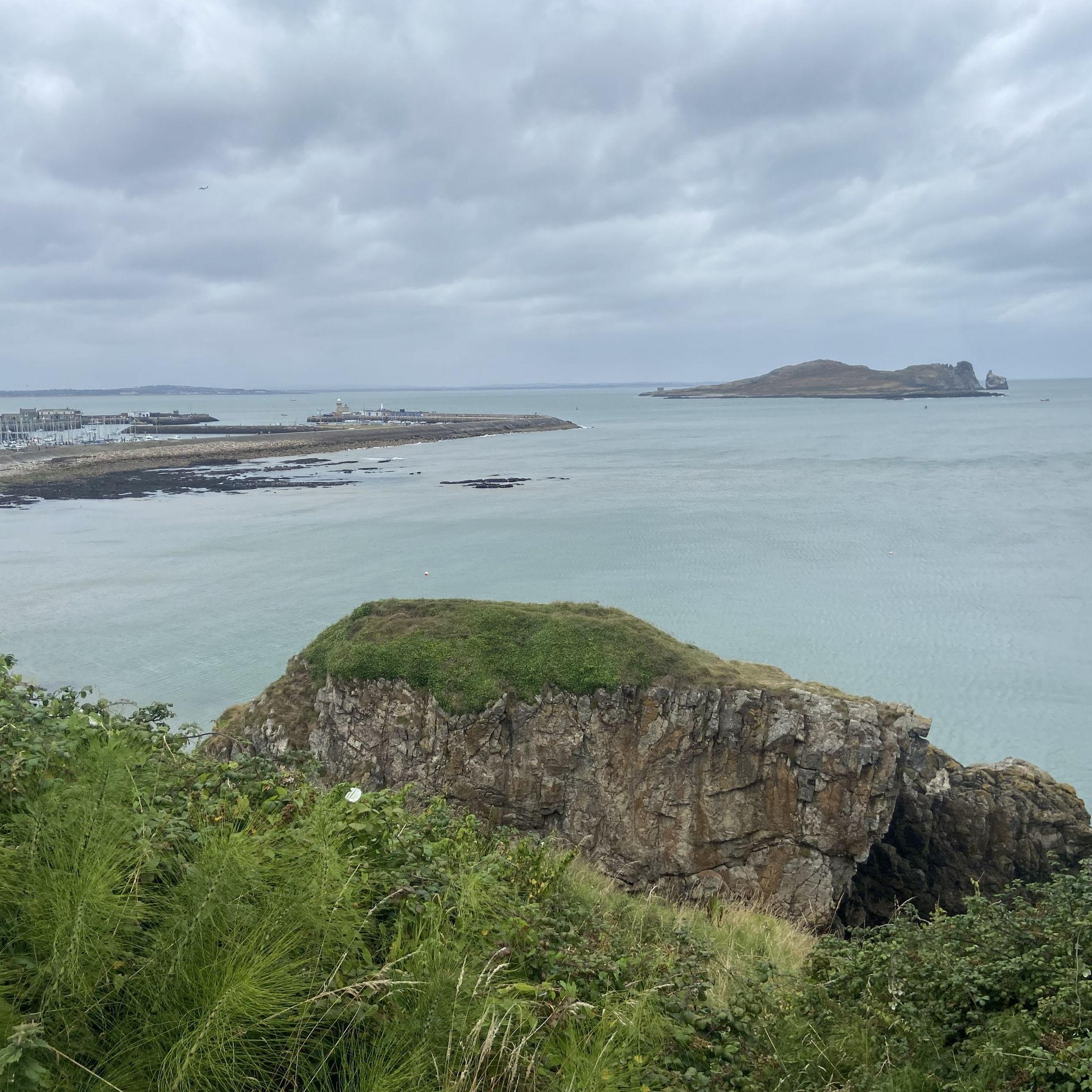 Tim proposed while on the Howth Cliff Walk