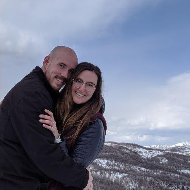 Just minutes after Brenna said "yes"!